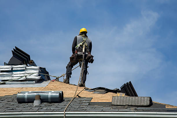 Professional Flat Roof Repair technician working in Chapman, KS